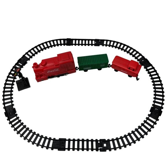 COCA COLA‎ Battery Operated Table Top Train Set- Tested-Working - Picture 1 of 11